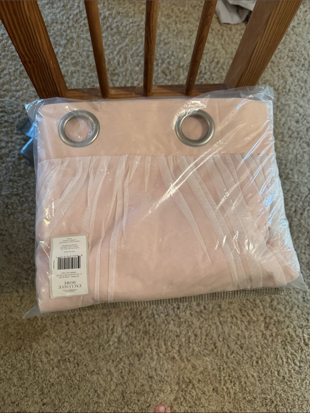 Exclusive Home Pink Grommet Top Curtain Panel